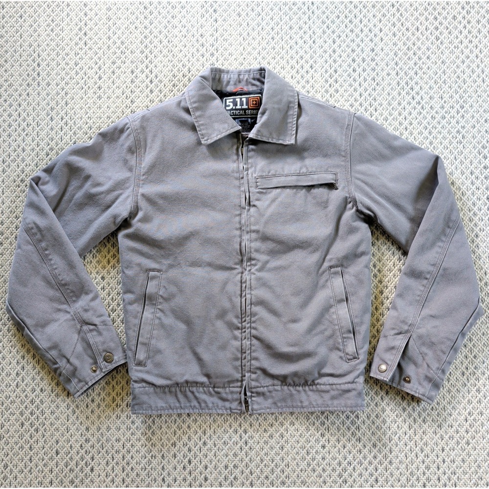 5.11 Tactical Series Torrent Molle Twill Gray Jacket Coat Packable Size XS EUC